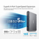 ATEN US3311 2 Port True 4K DisplayPort USB-C KVM Dock Switch w/外接式切換按鍵