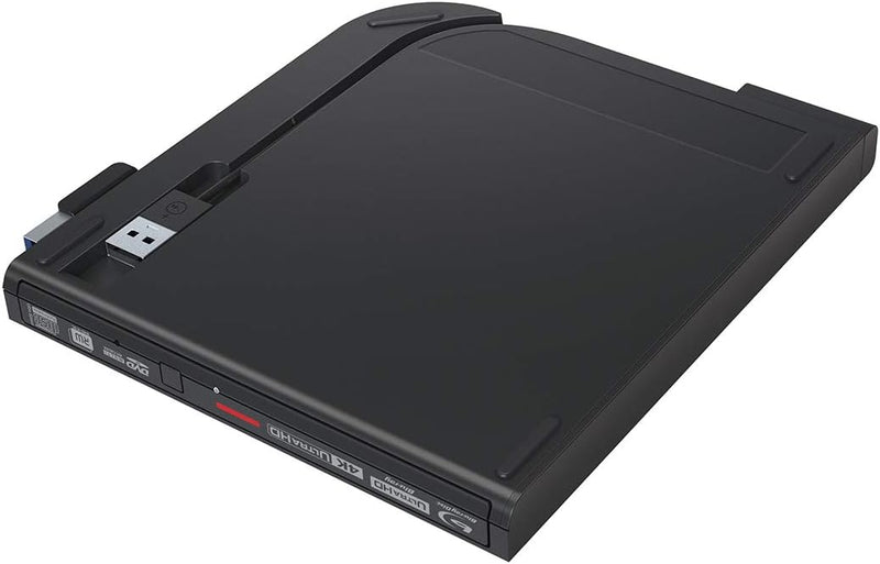 BUFFALO BRUHD-PU3-BK Black Ultra HD USB3.1 Portable Ultra 4K Blu-ray Writer