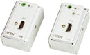 ATEN VE807 HDMI/Audio Cat 5 Extender w/ MK Wall Plate, One-gang, 1080p@40M, Supports 3D
