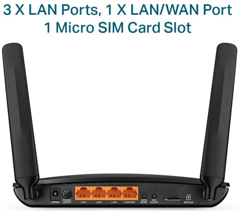 TP-Link Archer MR400 AC1200 Wireless Dual Band 4G LTE Router
