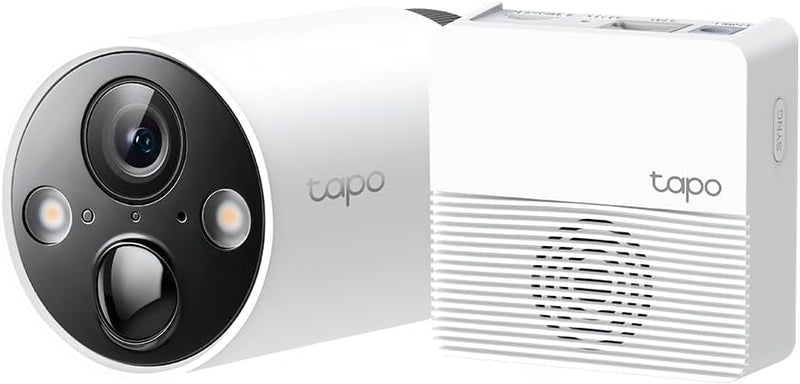 TP-Link Tapo C420S1 4MP/2K QHD Smart Wire-Free Security Starlight CCTV Battery Camera System (1-Camera)