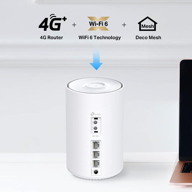 TP-Link Deco X50-4G 4G+AX3000 Whole Home Mesh WiFi 6 System