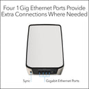 NETGEAR RBS860 Orbi Mesh AX6000 Tri Band Satellite WiFi 6 Router