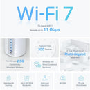 TP-Link Deco BE65 BE11000 Tri Band Whole Home Mesh WiFi 7 System (2件裝)