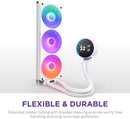 NZXT Kraken Elite 360 RGB 白色 White with IPS LCD Display 360mm Liquid CPU Cooler RL-KR36E-W2
