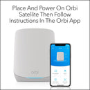 NETGEAR Orbi RBS760 AX5400 WiFi Whole Home Tri-Band 6 Mesh WiFi Satellite