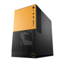 Geometric Future MODEL 4 King Arthur Black / YellowTempered Glass ATX Case