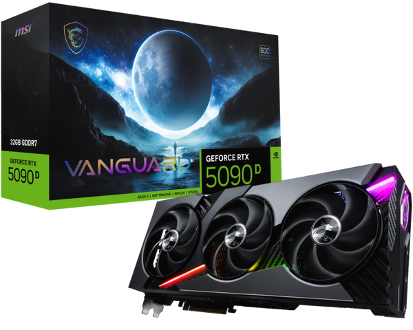 (少量現貨) MSI GeForce RTX 5090D VANGUARD SOC 32GB GDDR7 (DI-N509DV3)