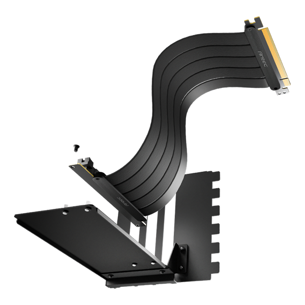 Antec RTX40 PCI-E 4.0 Riser Cable Vertical bracket Kit (黑色) Black (AT-RCVB-BK200-PCIE4-RTX40)