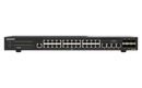 QNAP QSW-M2130-4C2S24T 30 Ports 10GbE SFP+ x 2 | 10GbE SFP+/RJ45 Combo Ports x 4 | 2.5GbE (RJ45) x 24 L2 Web Managed Switch