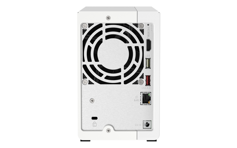 QNAP TS-262C-LP4G 2-Bay NAS (Intel Celeron N4505 Dual Core CPU, 4GB DDR4 SODIMM Ram)