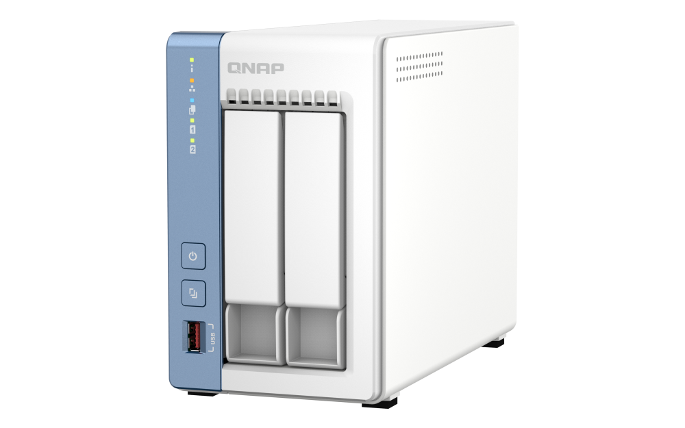 QNAP TS-262C-LP4G 2-Bay NAS (Intel Celeron N4505 Dual Core CPU, 4GB DD