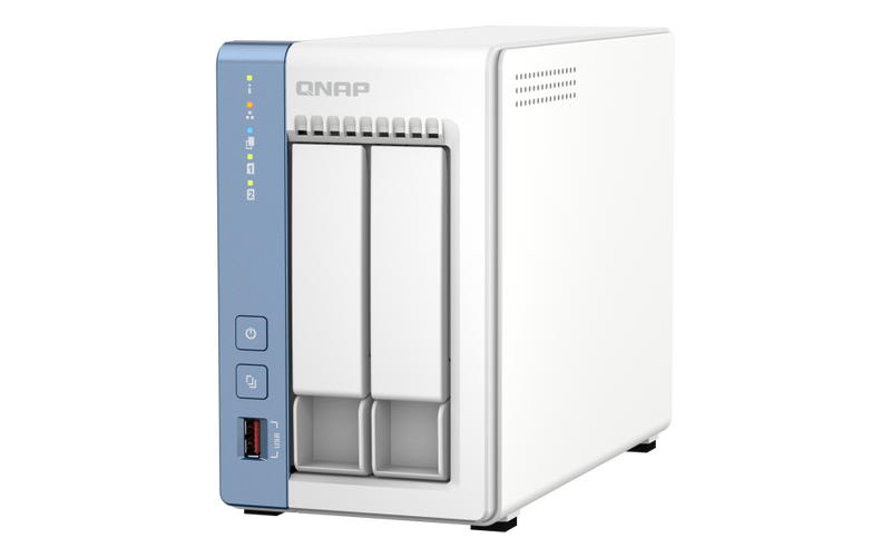 QNAP TS-262C-LP4G 2-Bay NAS (Intel Celeron N4505 Dual Core CPU, 4GB DDR4 SODIMM Ram)