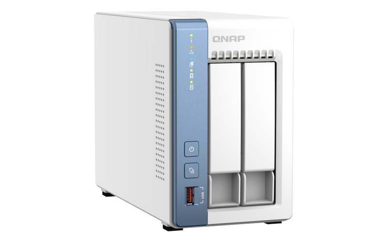 QNAP TS-262C-LP4G 2-Bay NAS (Intel Celeron N4505 Dual Core CPU, 4GB DDR4 SODIMM Ram)