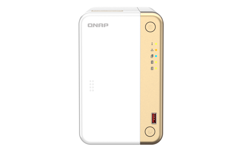 QNAP TS-262-4G 2-Bay NAS (2.5GbE Lan, Intel Celeron N4505 Dual Core CPU, 4GB DDR4)