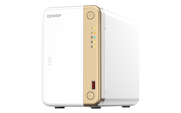 QNAP TS-262-4G 2-Bay NAS (2.5GbE Lan, Intel Celeron N4505 Dual Core CPU, 4GB DDR4)