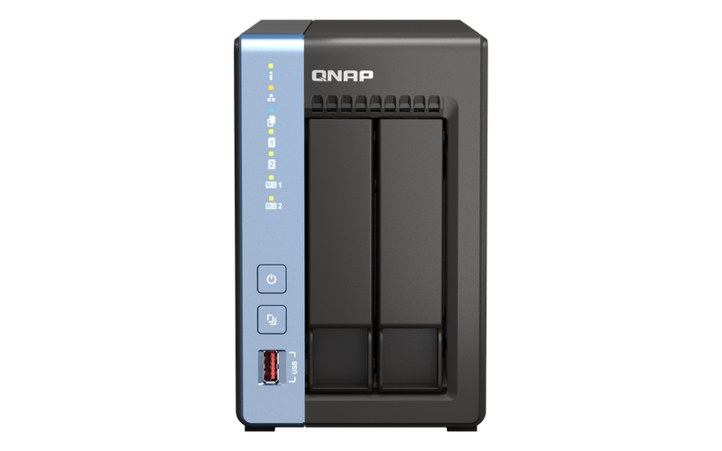QNAP TS-264C-LP8G 2-Bay NAS (Intel Celeron N5095 Quad Core CPU, 8GB Ram)