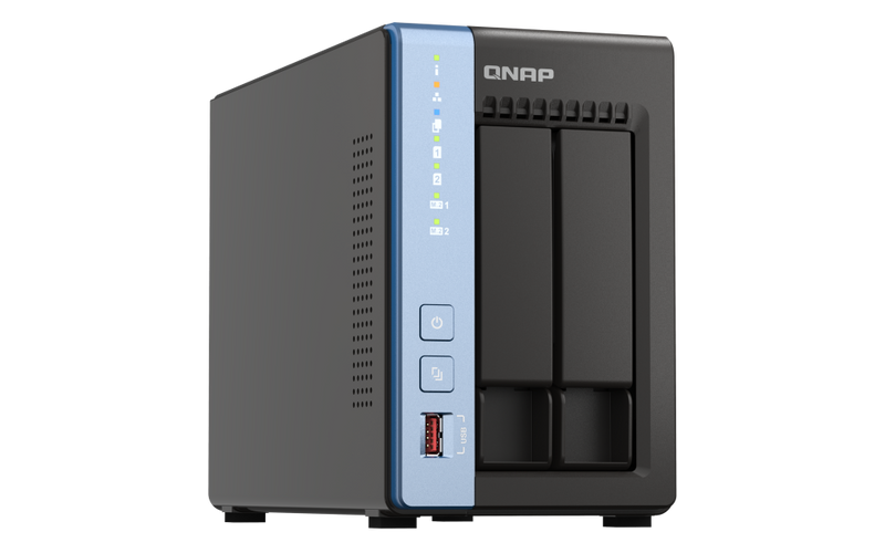 QNAP TS-264C-LP8G 2-Bay NAS (Intel Celeron N5095 Quad Core CPU, 8GB Ram)