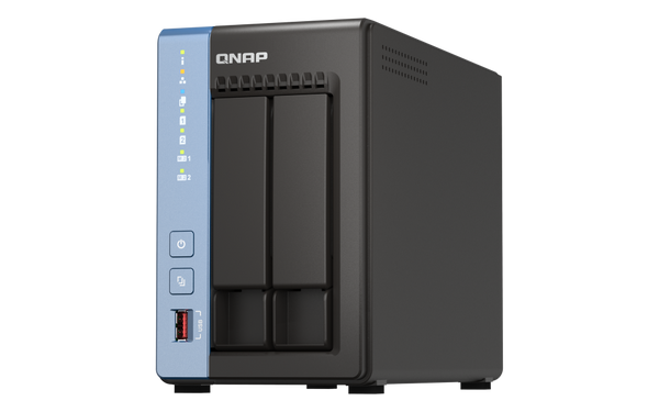 QNAP TS-264C-LP8G 2-Bay NAS (Intel Celeron N5095 Quad Core CPU, 8GB Ram)