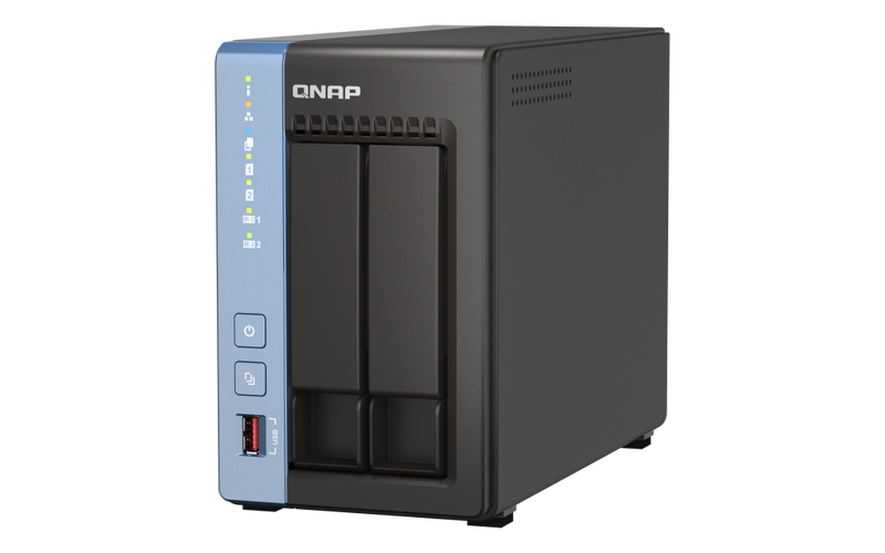 QNAP TS-264C-LP8G 2-Bay NAS (Intel Celeron N5095 Quad Core CPU, 8GB Ram)