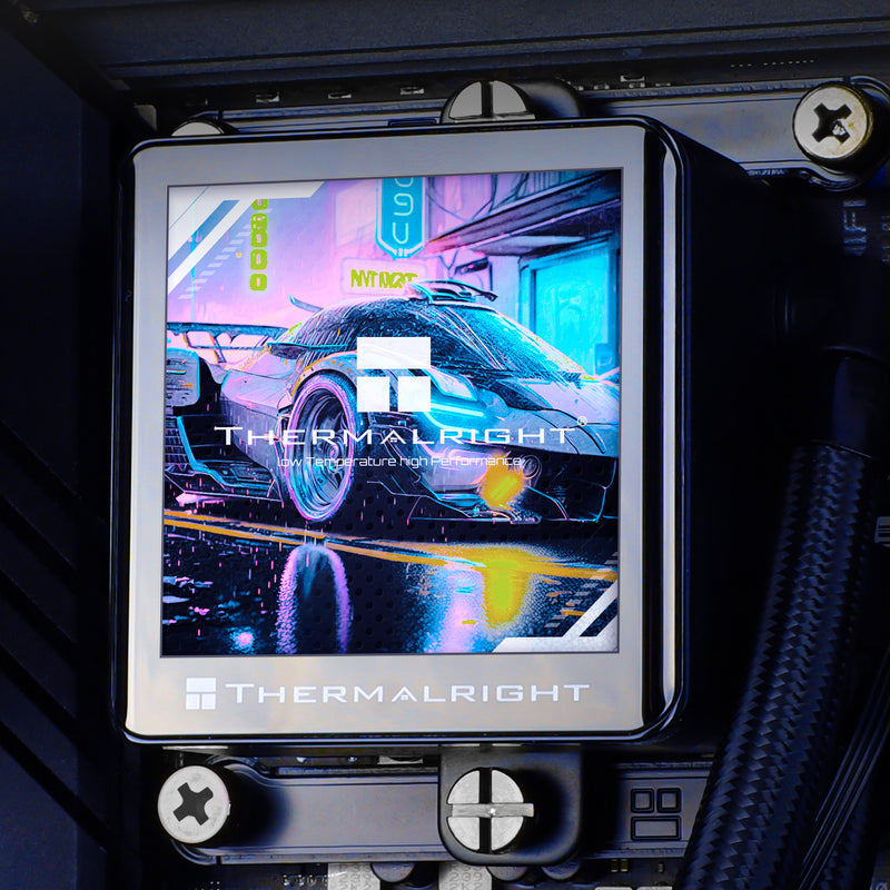 Thermalright Frozen Vision 360 BLACK 黑色 ARGB w/2.88IPS Screen 360mm Liquid CPU Cooler (TMR-FV360-BK)