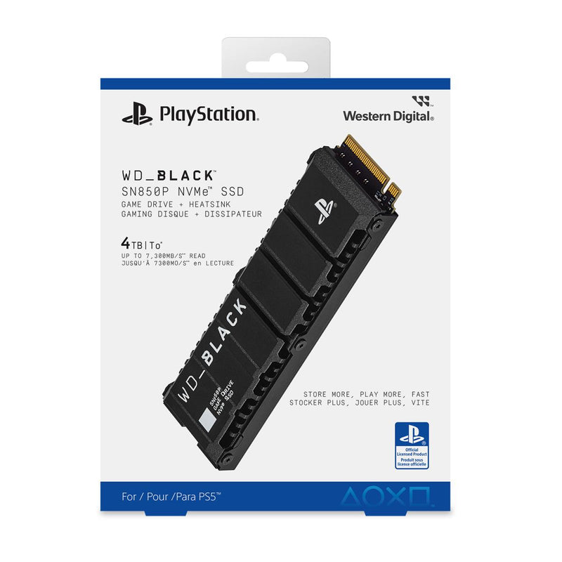 WD_BLACK 4TB SN850P NVMe SSD for PS5 consoles WDBBYV0040BNC