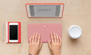 Logitech Keys-to-Go 便攜無線鍵盤(配備iPad/iPhone企架) - Pink 珊瑚粉色 920-010039 原裝行貨