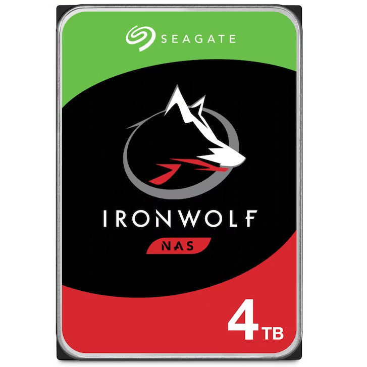 Seagate 4TB IronWolf ST4000VN006 NAS 3.5" SATA 5400rpm 256MB Cache HDD