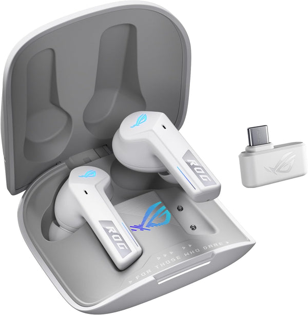 ASUS ROG Cetra True Wireless SpeedNova True Wireless Gaming Headphones-White 