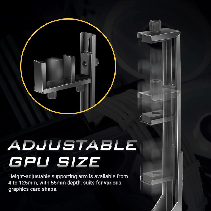 Cute Gpu Support Antec GPU Support Bracket Holder (黑色) (MKT-AT-GPUH-RTX4-BK)