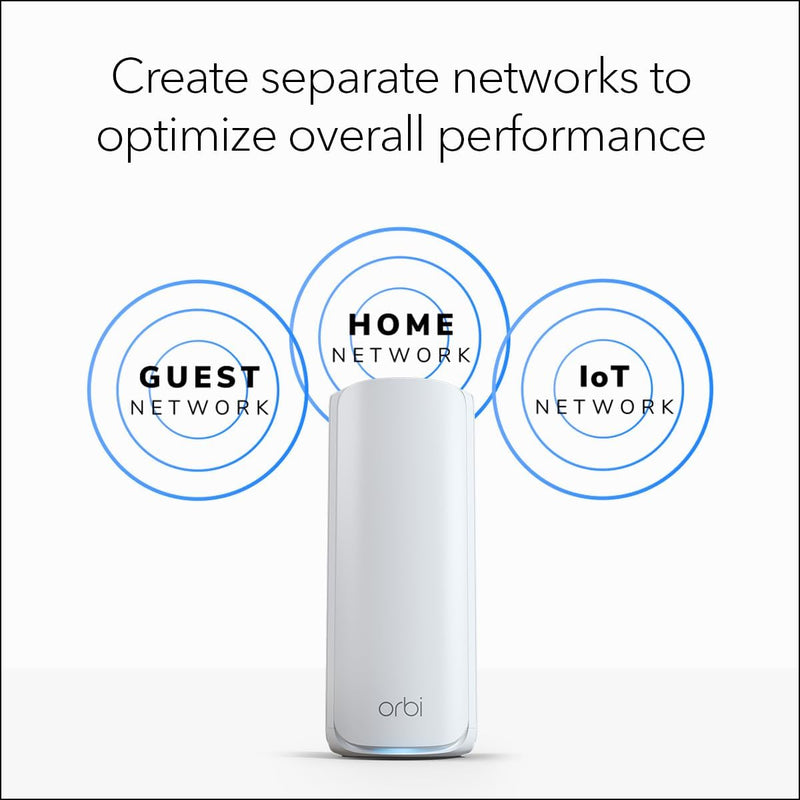 NETGEAR Orbi RBE772 BE11000 Tri-Band Mesh WiFi 7 System (2件裝)