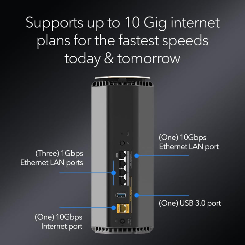 NETGEAR Nighthawk RS600 WiFi 7 BE18000 Tri-Band Router