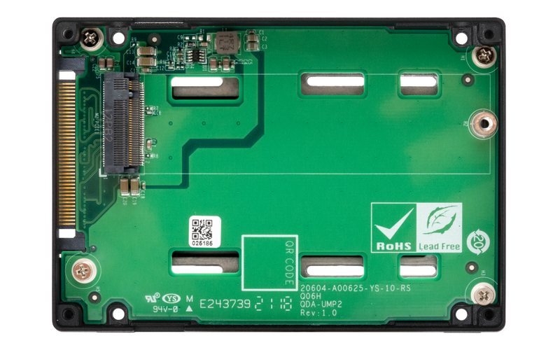 QNAP M.2 2280 to 2.5 Inch U.2 NVMe PCIe 4.0 SSD Adapter (QDA-UMP4)