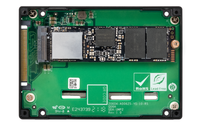 QNAP M.2 2280 to 2.5 Inch U.2 NVMe PCIe 4.0 SSD Adapter (QDA-UMP4) 