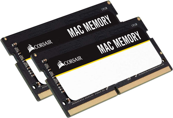 CORSAIR DDR4 SODIMM Mac Memory 64GB Kit (2x32GB) DDR4 2666MHz CMSA64GX4M2A2666C18 Memory Apple Certified