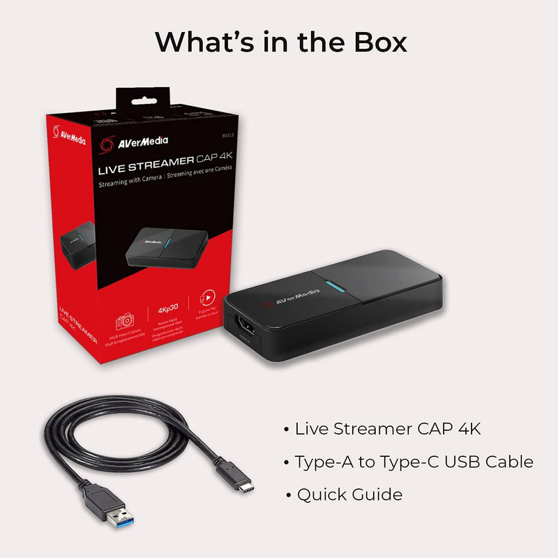 AVerMedia Aver-Streamer-CAP-4K Capture Box (BU113)