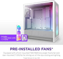 NZXT H5 FLOW RGB (2024) White 白色 Tempered Glass ATX Airflow Case CC-H52FW-R1