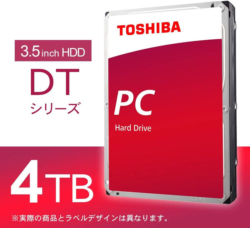 Toshiba 4TB DT02ABA400 3.5" SATA 5400rpm 128MB Cache HDD