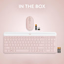 Logitech MK470 Slim Wireless Combo (English Version) - Rose Pink 玫瑰粉色 920-011326 原裝行貨