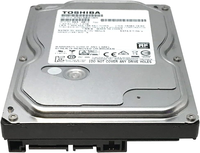 Toshiba 1TB DT01ABA100V Surveillance 3.5" SATA 5700rpm 32MB Cache HDD