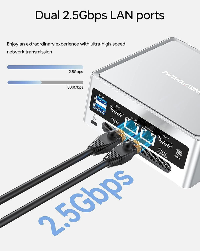 Minisforum CS-MNAB6L NAB6 Lite Mini PC (Intel i5-12600H / 16GB Ram / 1TB SSD / Windows 11 Pro)