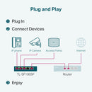 TP-Link TL-SF1005P 5 10/100Mbps RJ45 Ports Desktop Switch with 4-Port PoE (58W)