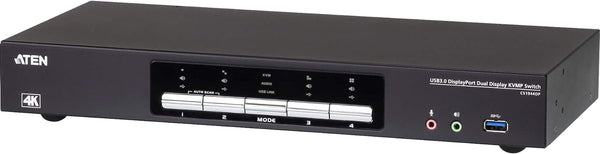 ATEN CS1944DP 4 Port USB 3.1 Gen1 True 4K DisplayPort 1.2 Dual Display KVMP Switch