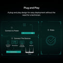 TP-Link TL-SX105 5-Port 10G Multi-Gigabit Unmanaged Ethernet Gaming Desktop / Wall-Mount Switch