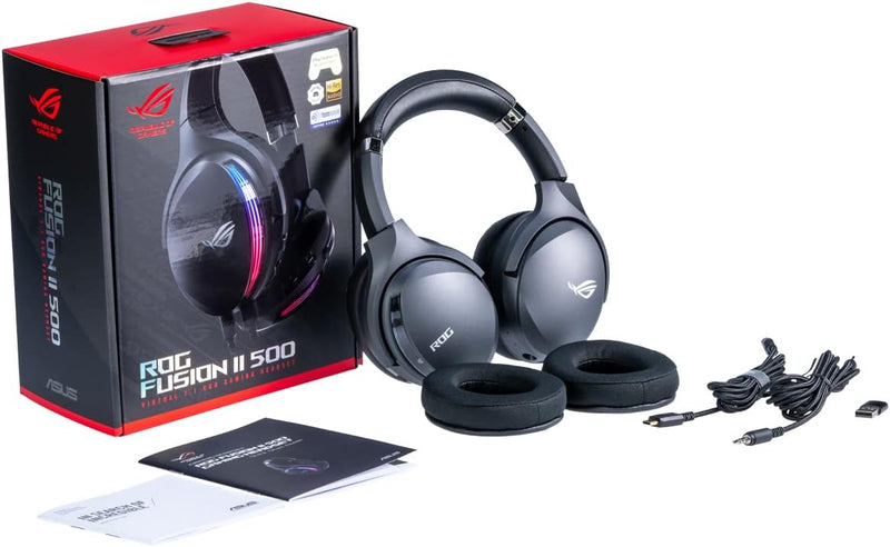 ASUS ROG Fusion II 500 AI降躁麥克風7.1 聲道電競耳機