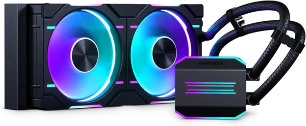 Phanteks Glacier One 240D30 D-RGB AIO Liquid CPU Cooler - BLACK (PH-GO240D30_DBK01)