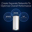 NETGEAR Orbi RBE971S BE27000 Quad-Band Mesh WiFi 7 System (1件裝)