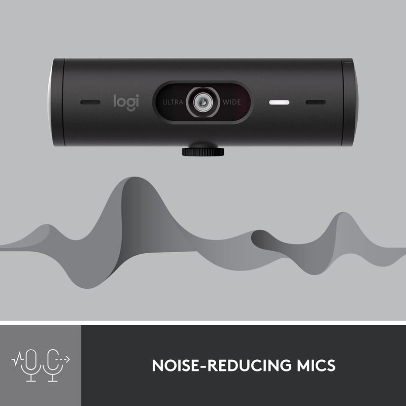 Logitech Brio 500 Full HD 1080p 網路攝影機 - Graphite 石墨灰色