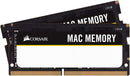CORSAIR DDR4 SODIMM Mac Memory 32GB Kit (2x16GB) DDR4 2666MHz CMSA32GX4M2A2666C18 Memory Apple Certified