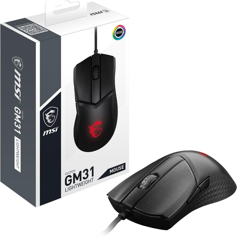 MSI CLUTCH GM31 Gaming Mouse - 12000dpi (ME-MGM31) 